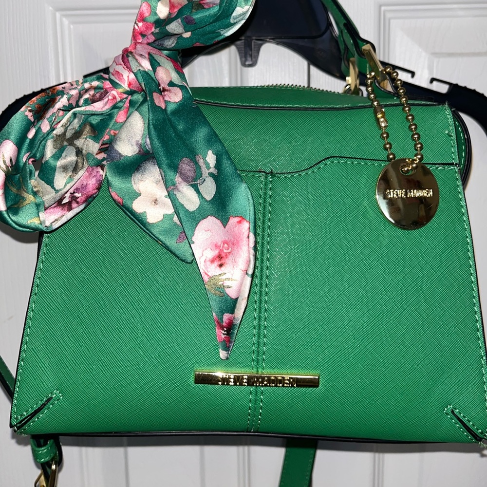 STEVE MADDEN emerald green purse. Used maybe twice.